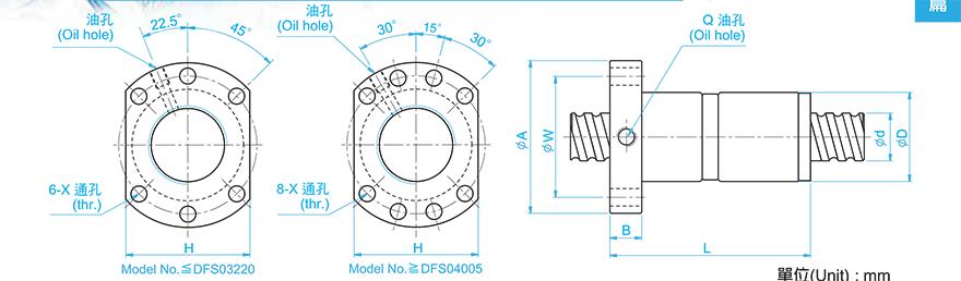 TBI DFS03205-3.8 tbi丝杠螺母sfn1610